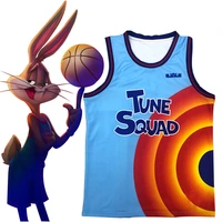 new 2021 space jam 2 jersey basketball uniform kids men james 6 cosplay tune squad basket shirt vest shorts 3d rendering pattern