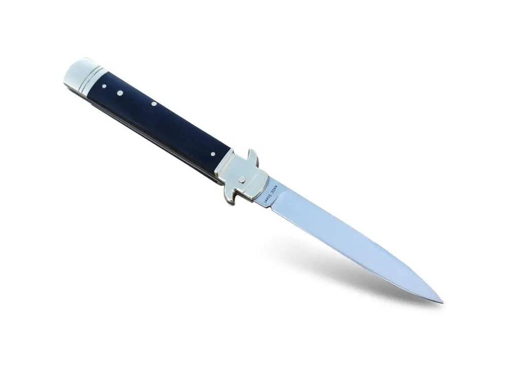 Pocket Knife Fast Open Folding Tactical Survival - 440C Steel Horn Handle AKC EDC for Defens Hiking Camping | Инструменты