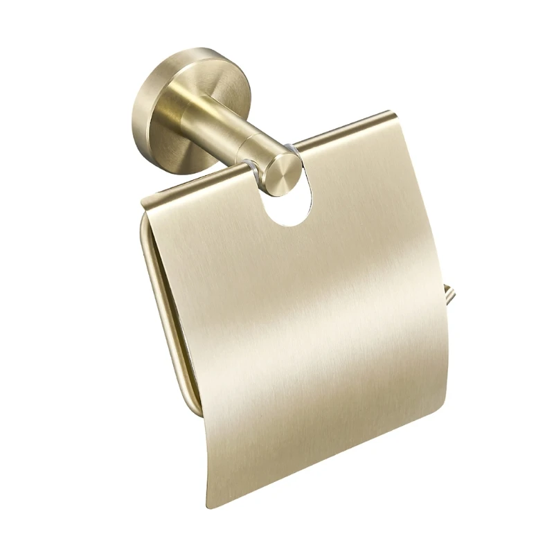 

Wall Mounted Tissue Holder Suitable Moisture Proof Toilet Paper Holder with Shelf for Bathroom Washroom