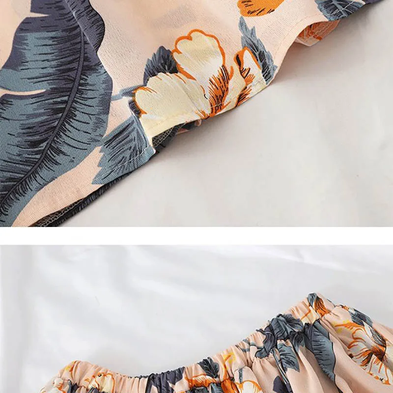 Женское облегающее платье Heliar корейское тонкое длинное с воланом и принтом