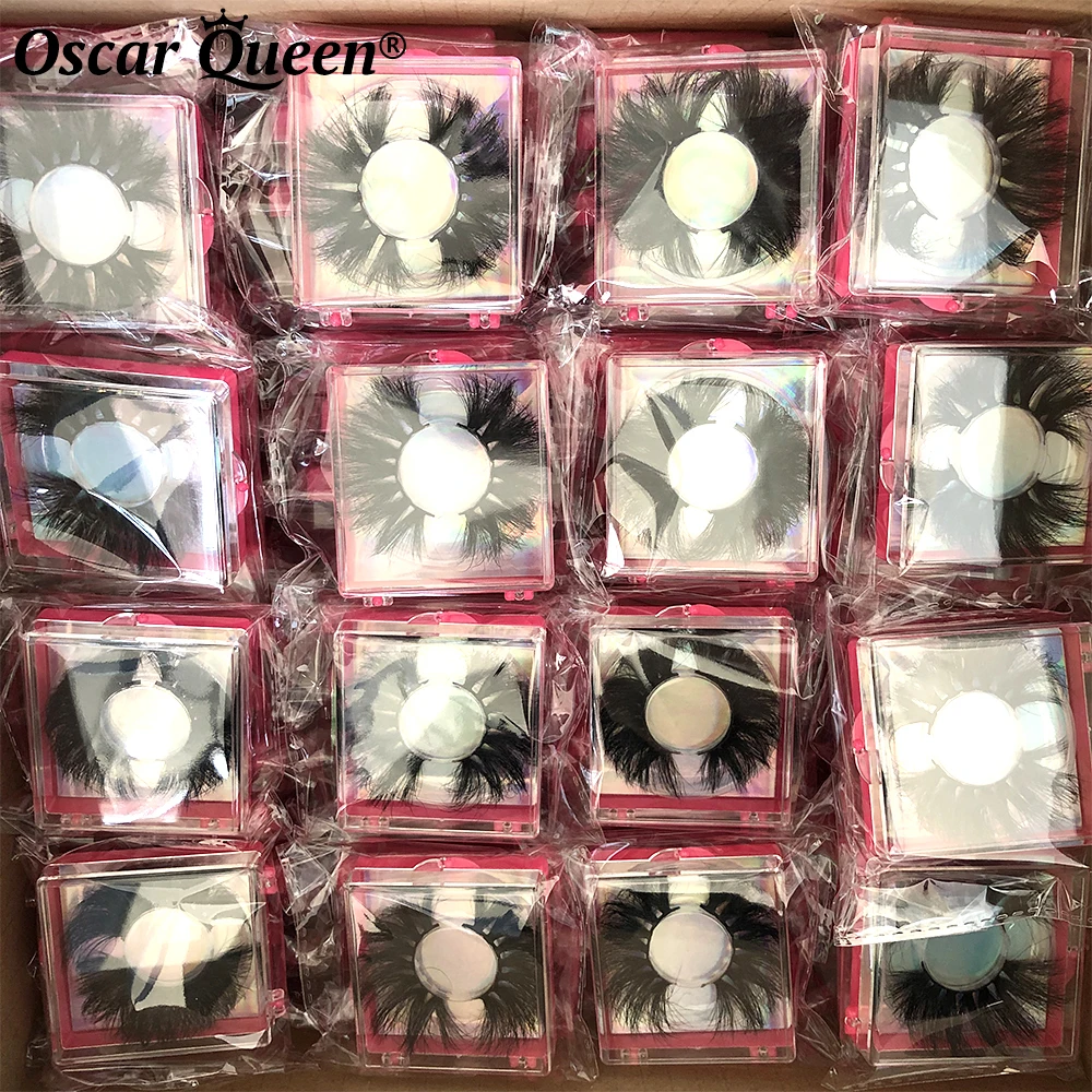 

8D Fluffy Mink Lashes 25mm 3D Mink Eyelashes Messy Natural Long Wholesale Fake lashes Bulk Makeup Lash Extension Supplies Lash