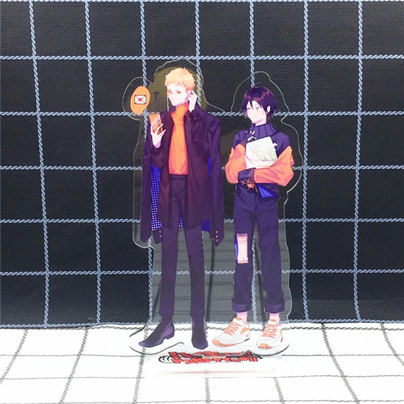 

Haikyuu Stand Anime Volleyball Boy Cosplay Kageyama Hinata Kenma Kozume Acrylic Figure Cute Acrylic Desk Decoration Gifts