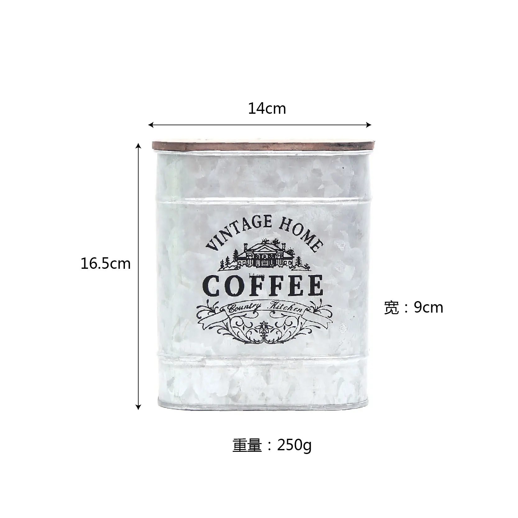 Банки с деревянным покрытием для хранения кофе сахара зерна чая боте де видрио Tapa