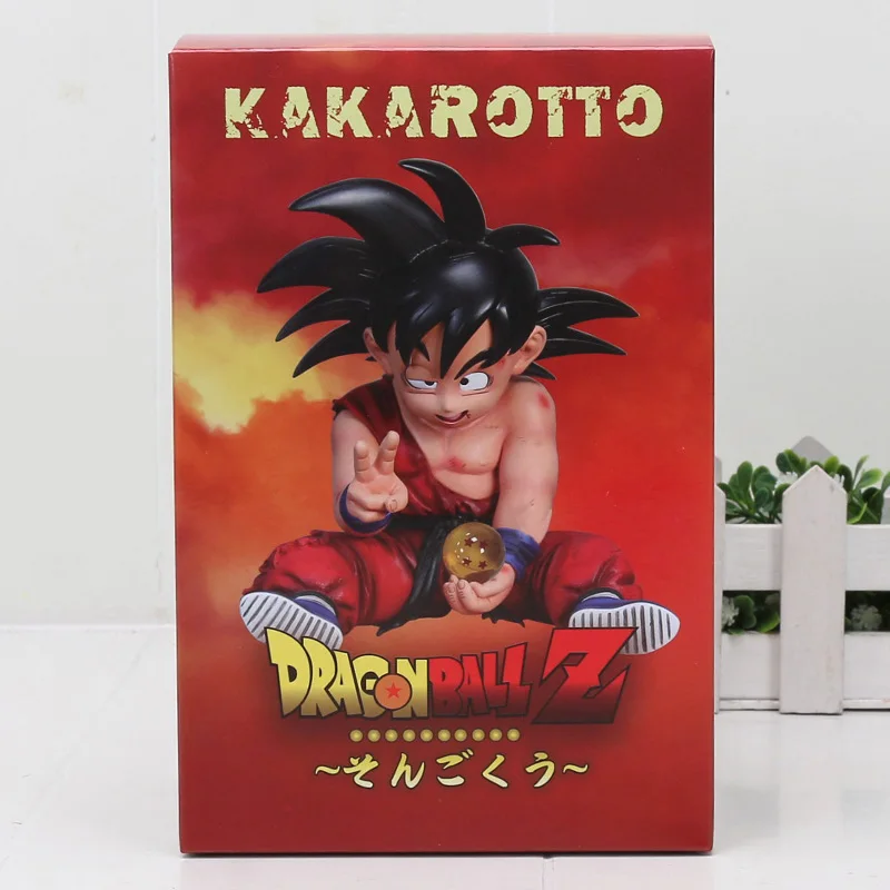 goku in box 11 см аниме Dragon Ball Fighter Z Majin Buu Cell ПВХ фигурка игрушки модель малыш Buu Freeza frieza Fina из - Цвет: goku in box