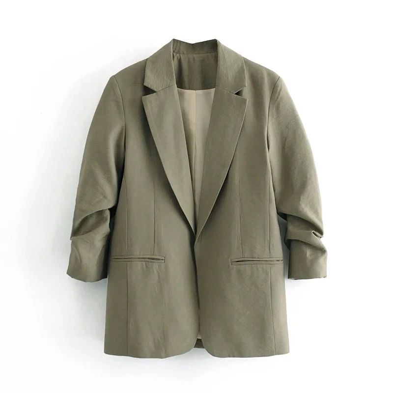 

Блейзер Женский с английским воротником и длинным рукавом, 2020