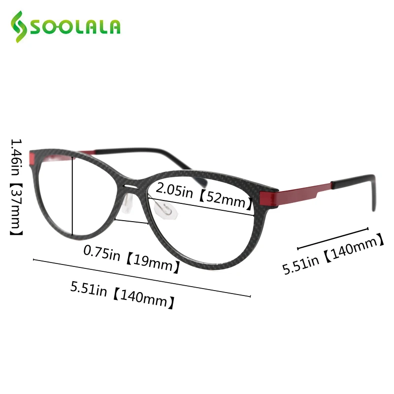 Очки для близорукости SOOLALA мужчин и женщин ультралегкие подарочные футляры в