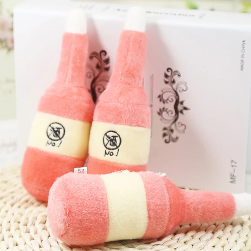 1 шт. новый плюшевый мягкий милый ледяной писк для игры в щенков игрушка жевания