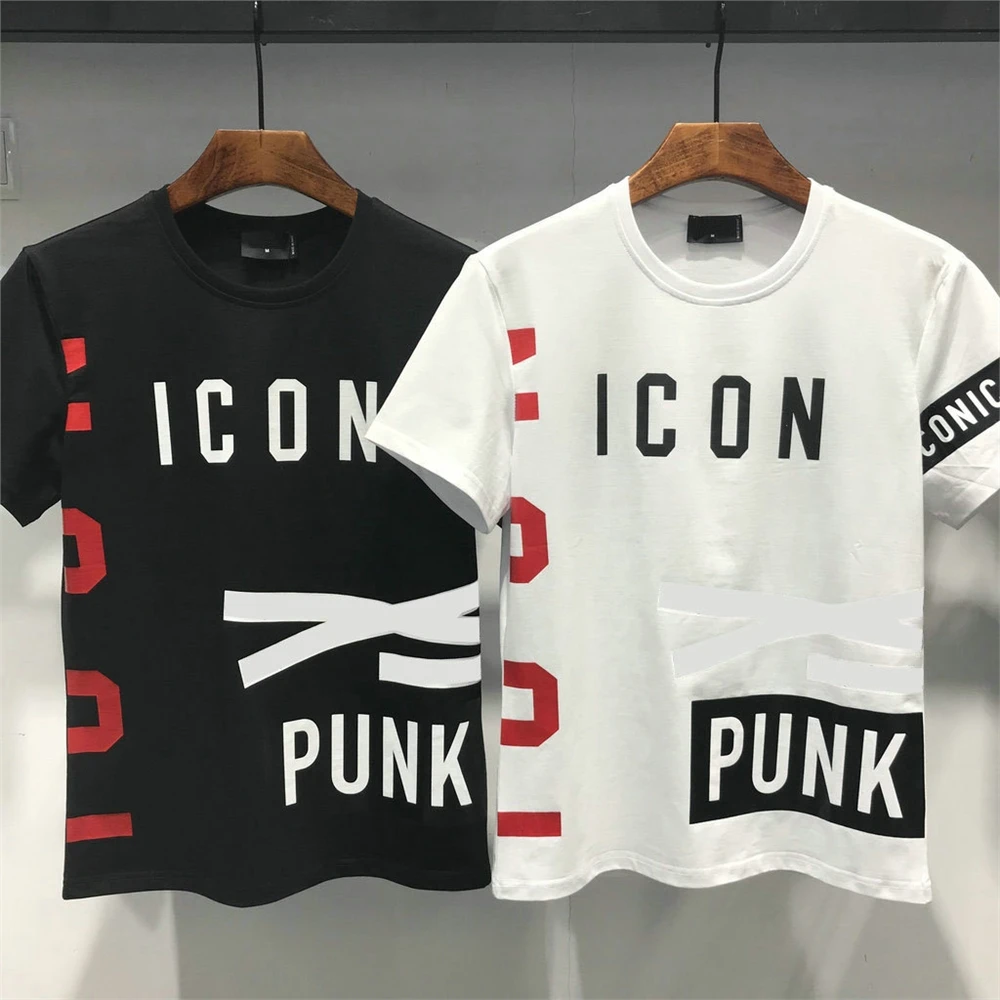 

Summer Men Italy Tshirt Spandex Gym Clothing Trendy Man Tops Tees T Shirt For Male Letter Tshirts Tops basic T-Shirt Big M-XXXL