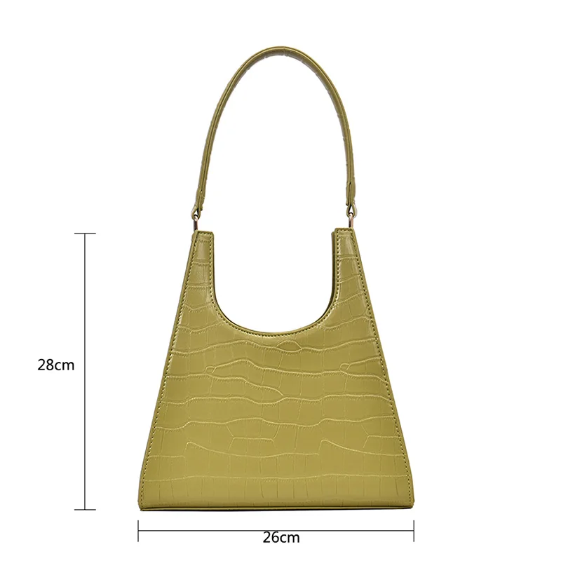 

LILY QUEEN Fashion Brand Women Crocodile Leather Handbags Female Messenger Bags Shoulder Bag