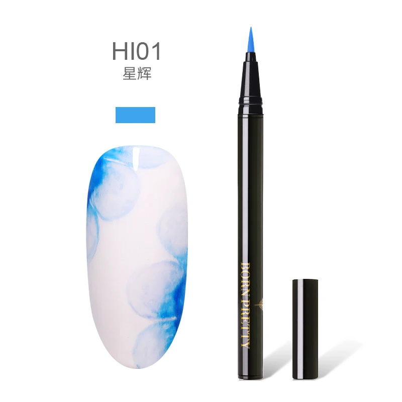 BP-HI02 BORN PRETTY лак для ногтей с цветущими цветами, 12 цветов, лак-ручка для рисования ногтей, 1 мл, для самостоятельного цветущего маникюра - Цвет: BP-HI02