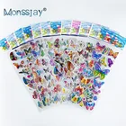 12 листов DIY 3D бабочки Стиль пузырьковая Пена наклейки домашний декор для девочек мультфильм скрапбук каваи наклейка игрушка подарок