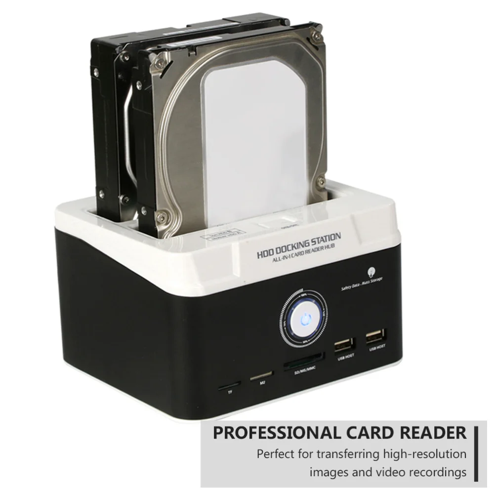 

1 Set USB3.0/2.0 Hard Disk Base 2.5/3.5 Hard Disk Box (Plug Black+White)