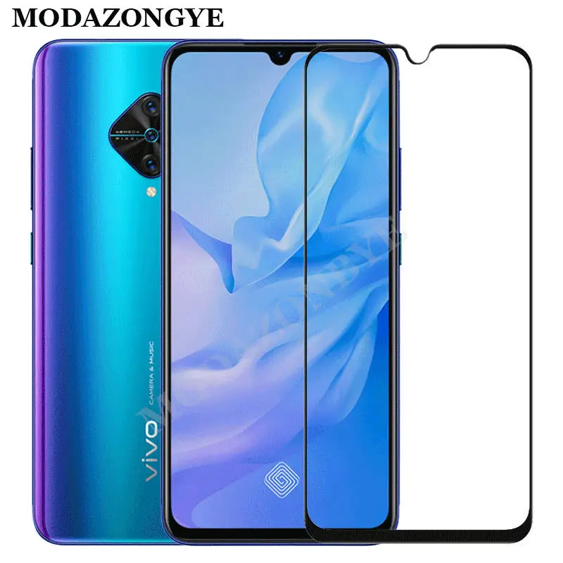 Black ДЛЯ VIVO V17 стекло VIVO V17 Pro защита экрана полное покрытие закаленное стекло для VIVO V17 Pro V 17 V17Pro защитная пленка - Цвет: Black