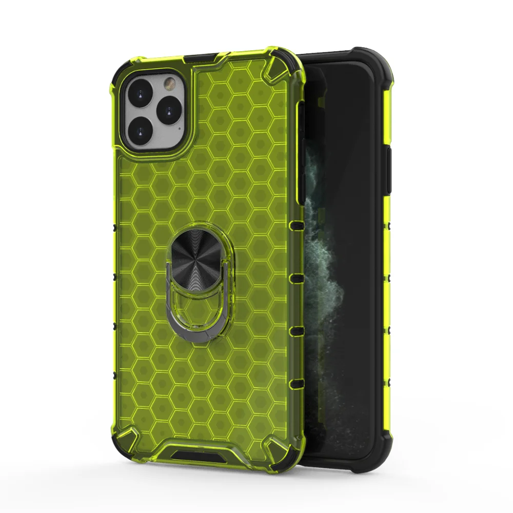 100 шт./лот ударопрочный чехол с кольцом Hive TPU + PC для iphone 11 11Pro Max XS XR XSMAX 8 plus 6S