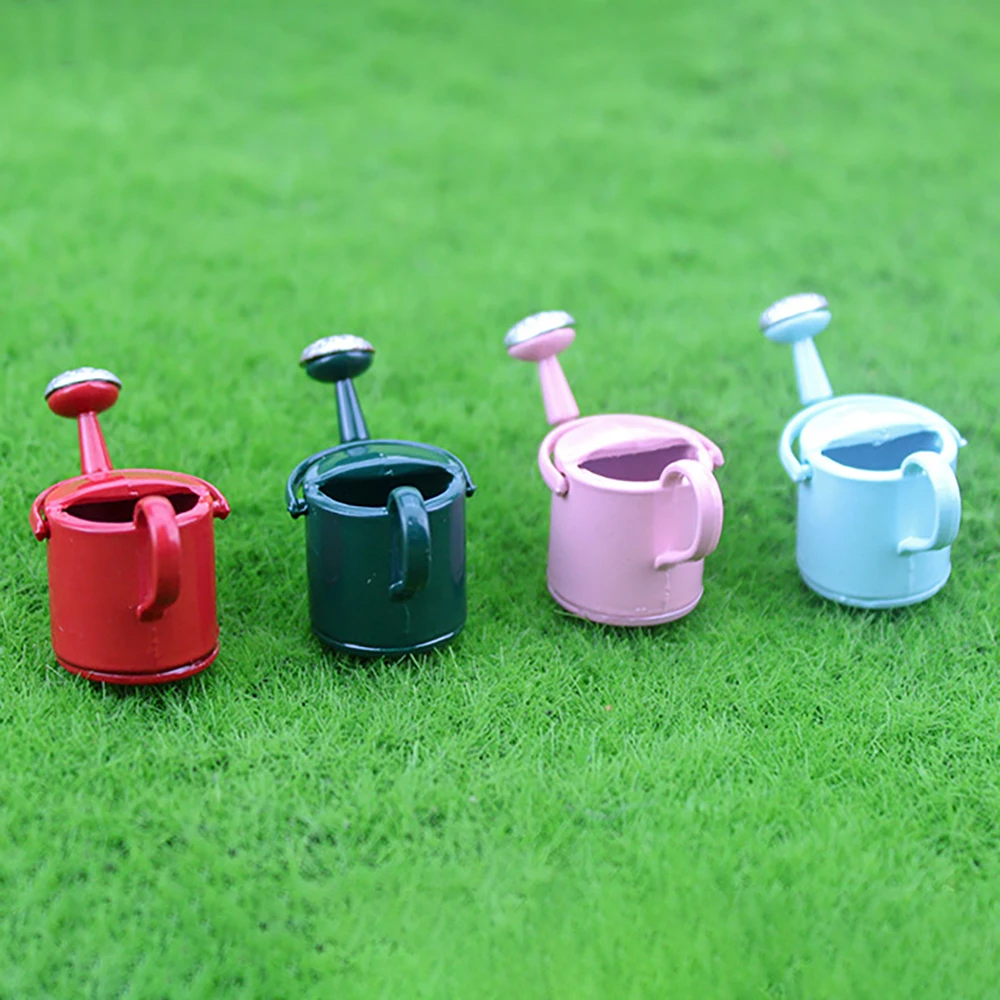 1/12 Dollhouse Miniature Accessories Mini Metal Watering Can Model Simulation Tools Toy for Doll House Decoration | Игрушки и хобби