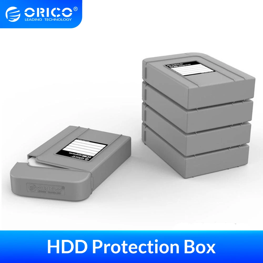 ORICO 5 шт. Защита жесткого диска анти Stati многодисковое хранилище HDD для 3 дюймового