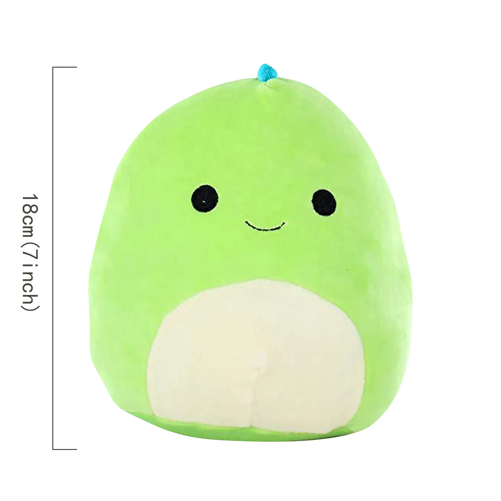 

3d Dinosaur Green Pillow Soft Lumbar Back Cushion Plush Stuffed Toys Children Gift For Women Plush Soft Pillow Send Girlfriend