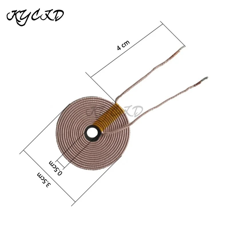 wireless charger transmitter coil qi standard universal pcba circuit coil 35mm 45mm 50mm 3 in 1 coil board free global shipping