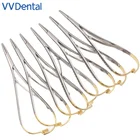VV Dental Outlet Store, 1 шт., держатель стоматологических ортодонтических игл, стандартный 14 см Хирургический пинцет, стоматологический лабораторный инструмент