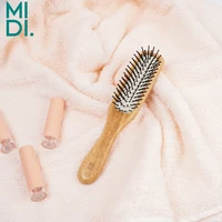 wood hair brush scalp massage comb hairbrush curly detangle hair brush for salon hairdressing styling tools