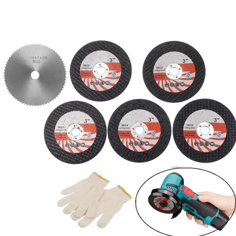 

Набор шлифовальных дисков из быстрорежущей стали, комплект из 5 предметов, диаметр 75 мм, диаметр 10 мм, диаметр отверстия, многофункционально...