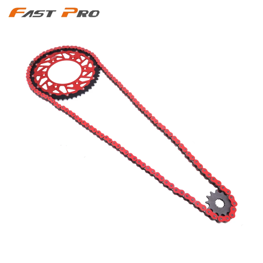 Мотоцикл с ЧПУ 120L X кольцо цепи спереди и сзади набор звездочек для HONDA CR125R CRF250X