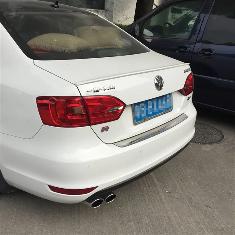 For Volkswagen Sagitar Spoiler 2012-2014 Jetta High Quality ABS Material Car Rear Wing Primer Color | Автомобили и мотоциклы