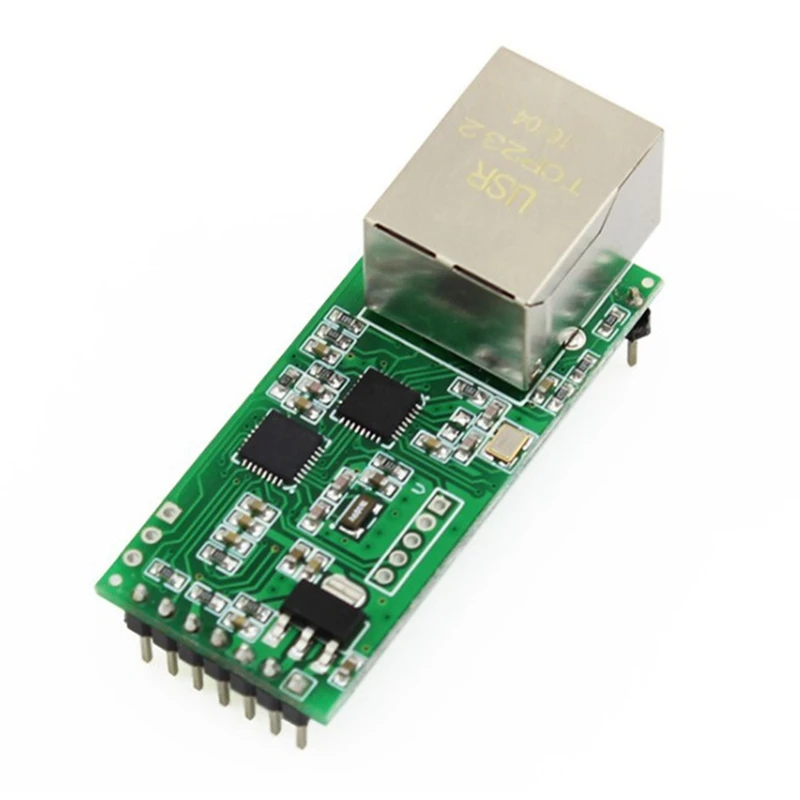 

Usr-Tcp232-T2 Tiny Serial Ethernet Converter Module Serial Uart Ttl To Ethernet Tcpip Module Support Dhcp And Dns