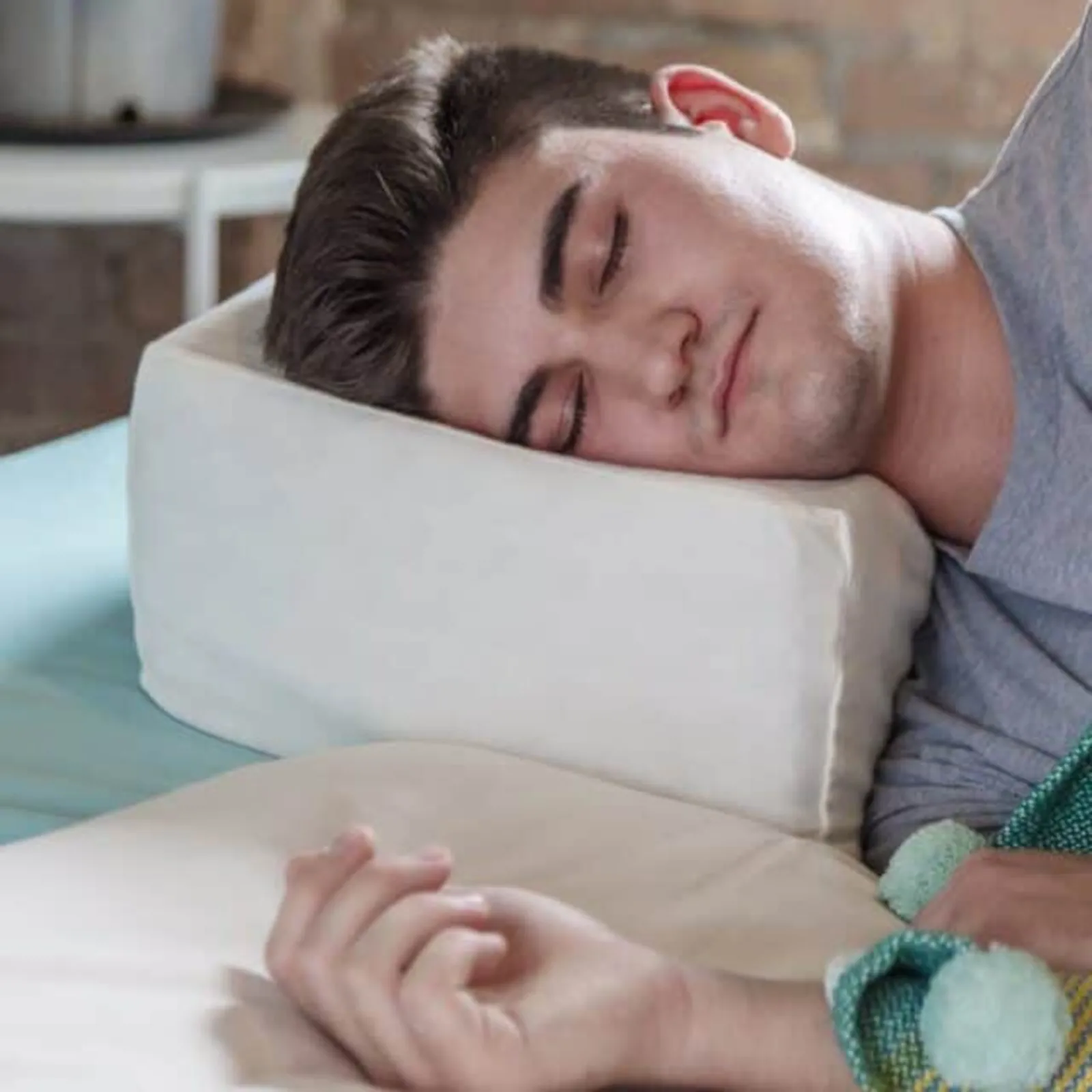 Пенопластовая подушка для постельного белья защита шеи медленно