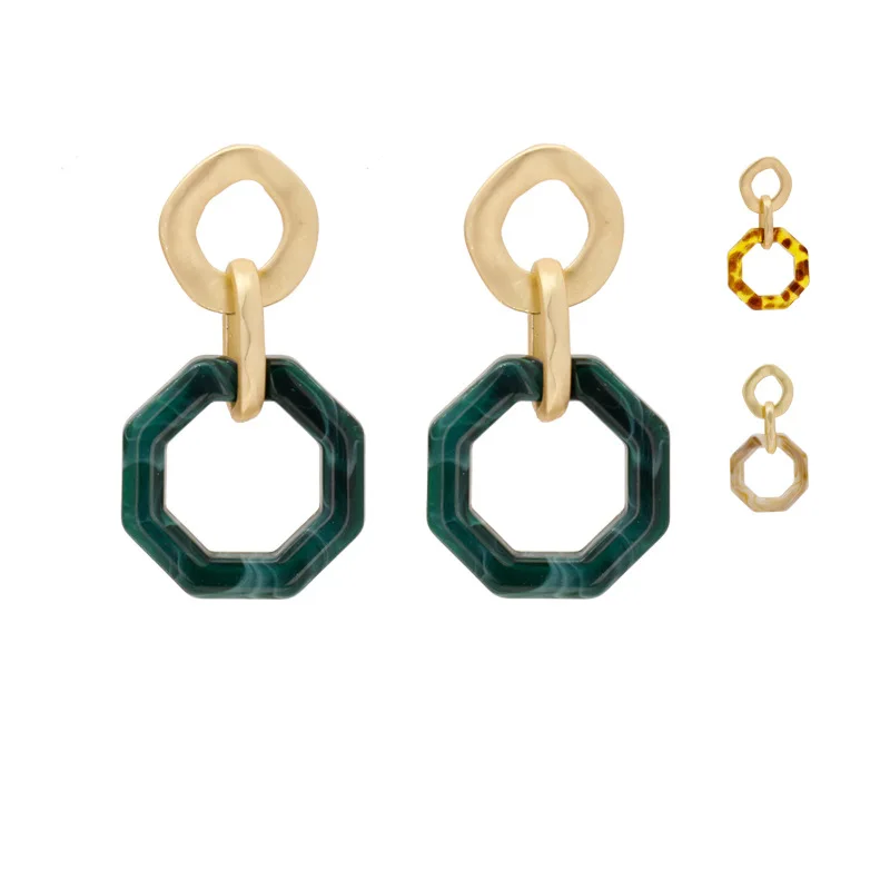 Женские акриловые длинные серьги элегантные геометрические | Украшения и