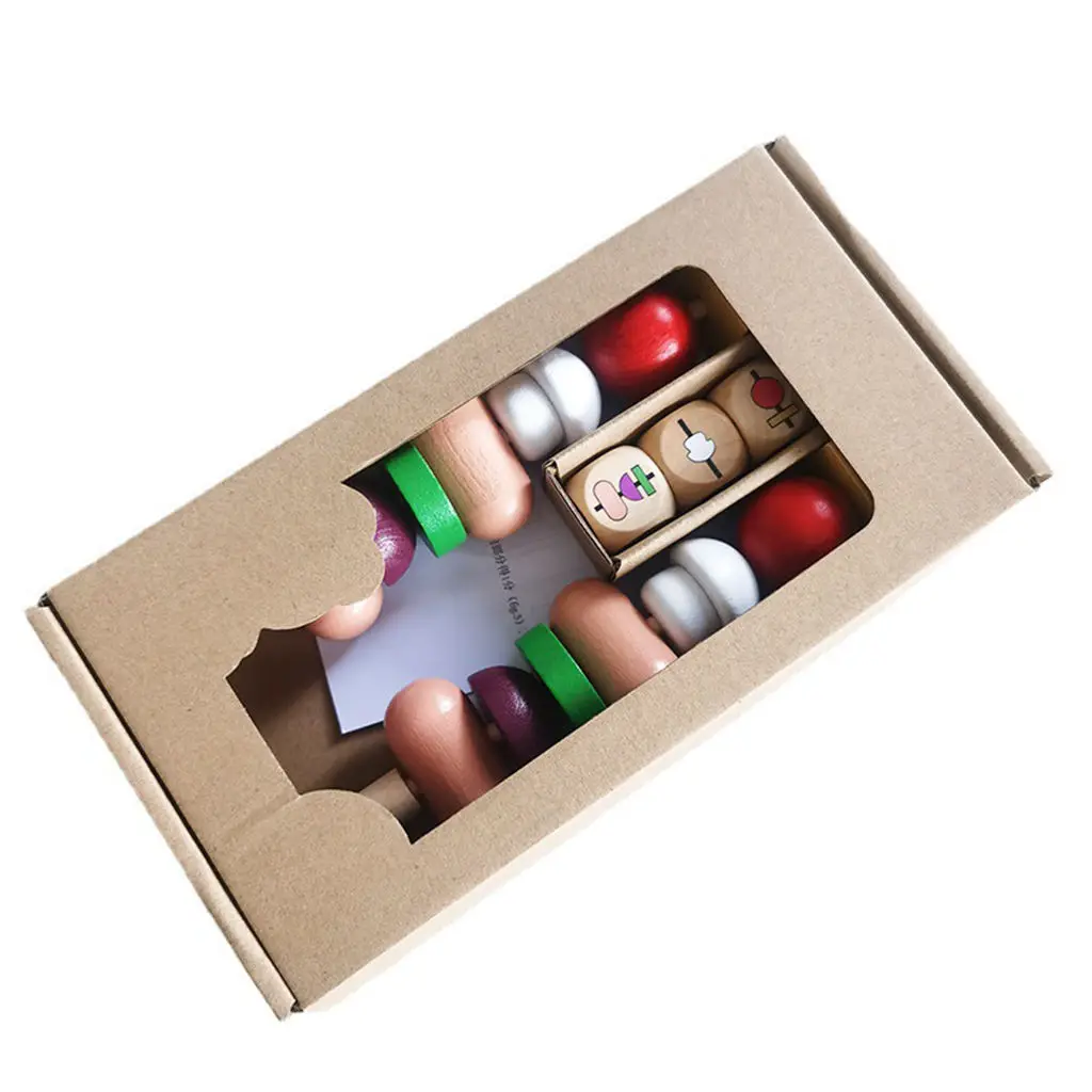 

Colorful Building Blocks Toys Sequence Sausage Educational Memory Training