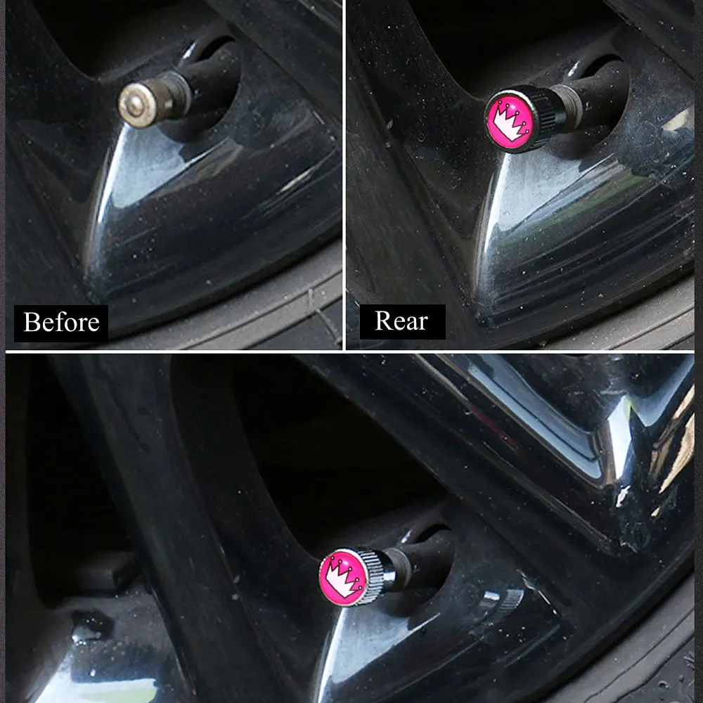 DSYCAR 4 шт./компл. автомобильный Стайлинг цинковый сплав Автомобильная крышка