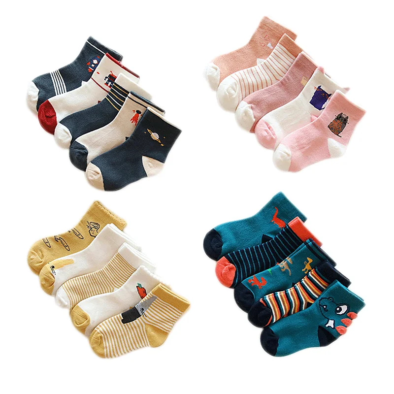 2019 Новые детские носки для девочек мальчиков и утепленные Зимние удобные