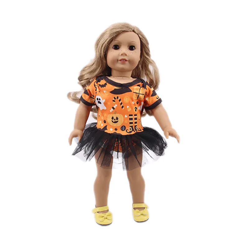LUCKDOLL Christmas And Halloween New Clothe 18Inch American 43cmBabyDoll Clothes Accessories Girls Toys Generation Birthday Gift | Игрушки и