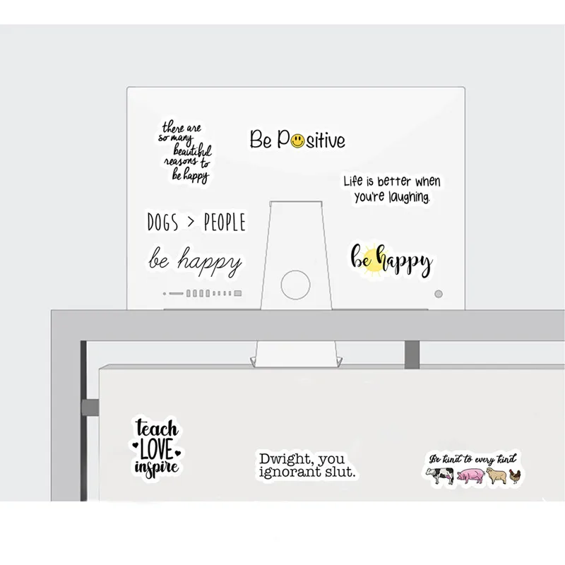 50 шт. мотивирующая наклейка для скейтборда телефона ноутбука гитары