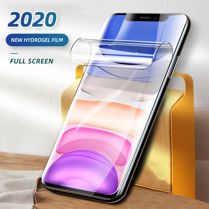 2020 не стеклянная Гидрогелевая пленка для iPhone 7 8 Plus 6 6s Защита экрана X XS XR Max 11 Pro 5