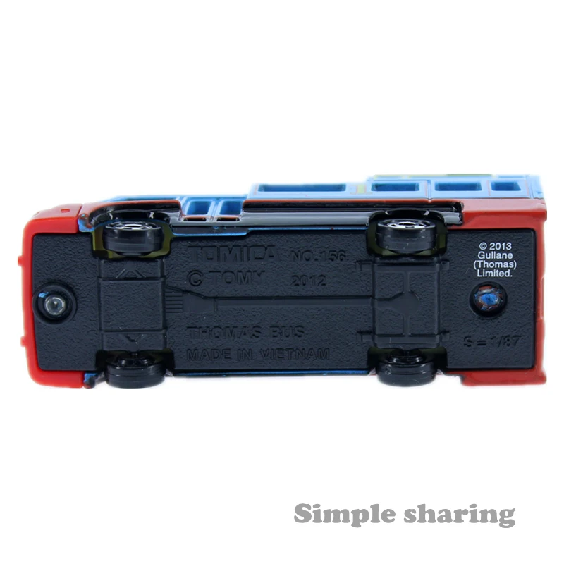 Набор моделей Takara Tomy Dream Tomica No.156 Thomas Bus литые миниатюрные автомобили забавные