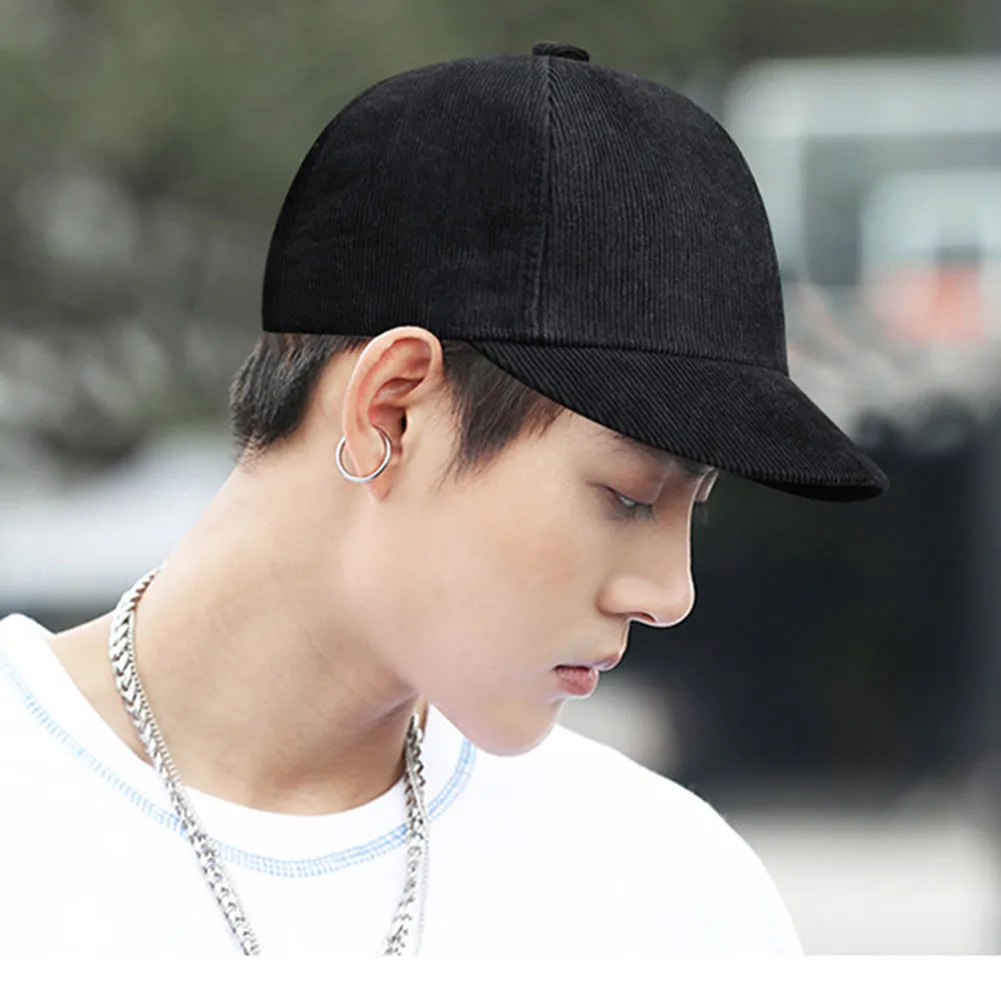 Новые мужские и женские вельветовые бейсболки с регулируемым ремешком сзади