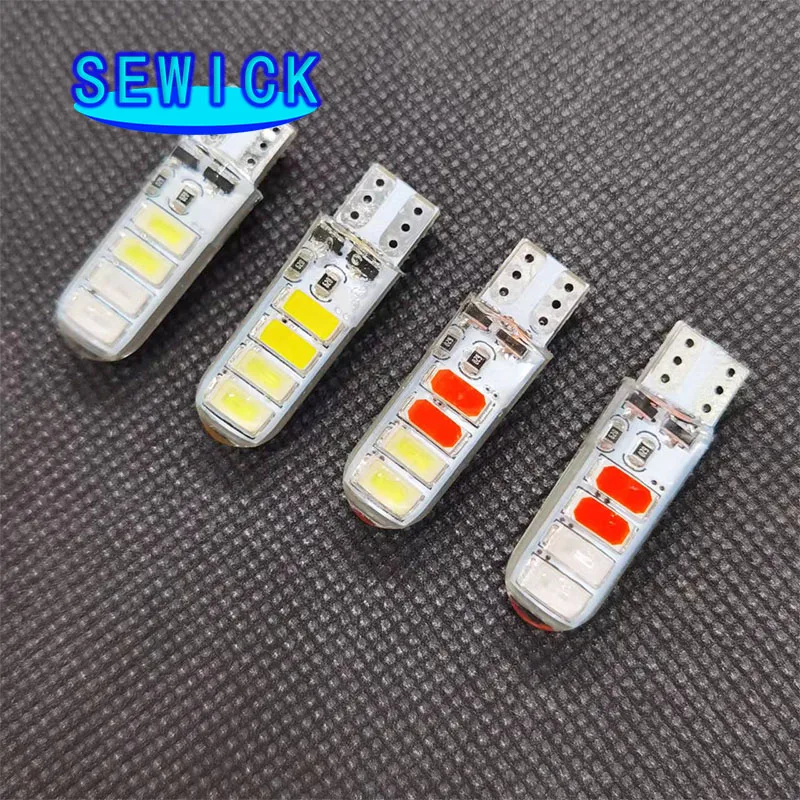 

100 шт. 12 в свет s T10 W5W 5630 8SMD светодиодная стробоскопическая вспышка 194 168 светодиодсветодиодный мигающая лампа габаритные огни s Автомобильные...