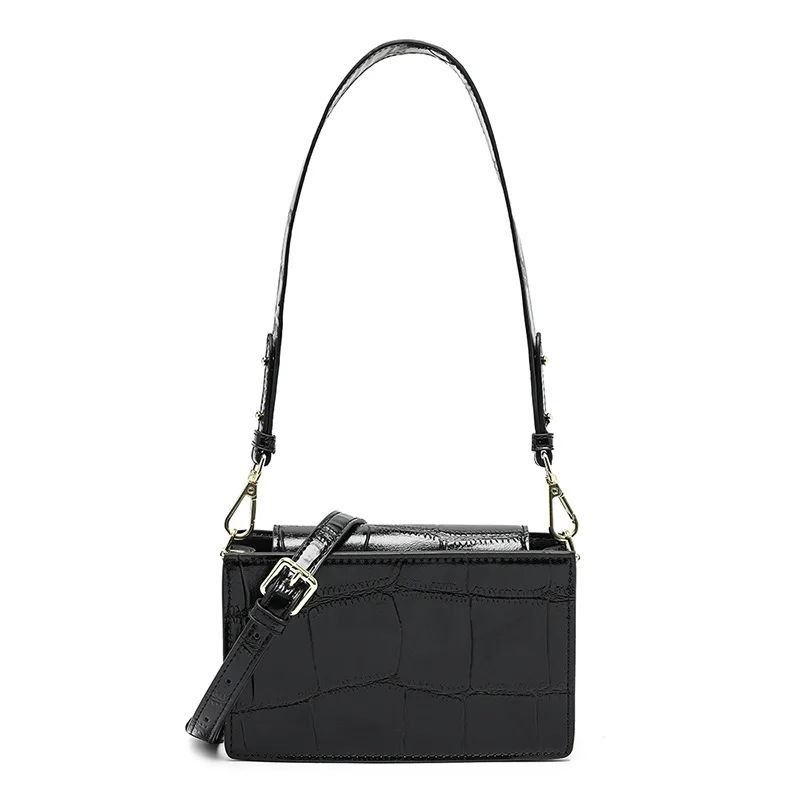 

New 2021 Fashion PU Leather Handbag Women's Crossbody Bag Classic Cell Phone Pocket Mini Flap Bag For Female Black Brown