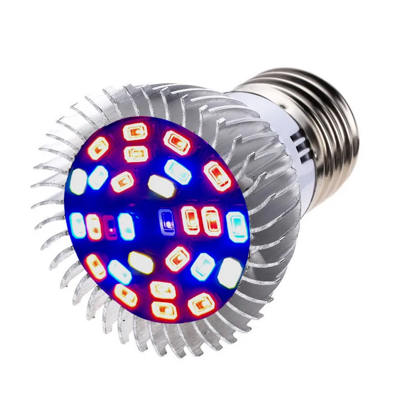 8 шт. светодиодные лампы E27 для выращивания растений 18 28 светодиодов|grow lamp led|plant grow