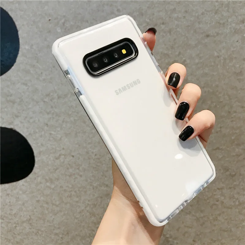 

Proteccin De Silicona A Prueba De Golpes Para For Samsung S8 S9 S10 S20 For Samsung S8 S9 Note10 S20 Plus Case