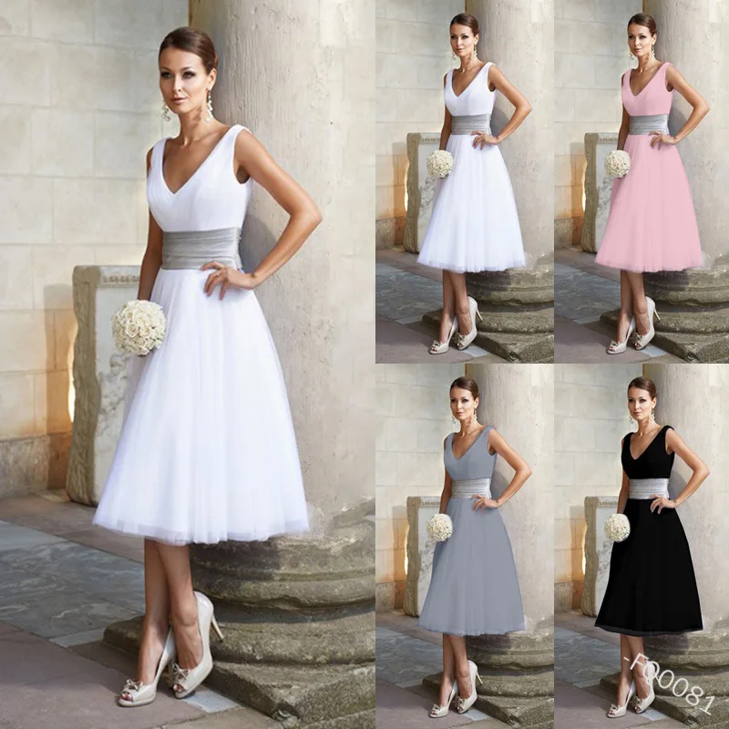 

WEPBEL Dress Women's Sexy Solid Color Slim Mesh Dress Summer Casual V-neck Sleeveless High Waist Backless Dress