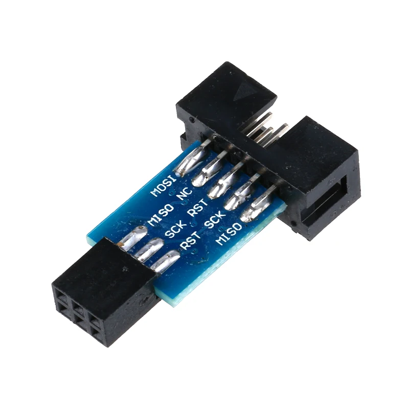 10 контактная 6 плата адаптера для AVRISP MKII USBASP STK500 USB ISP преобразователь интерфейса