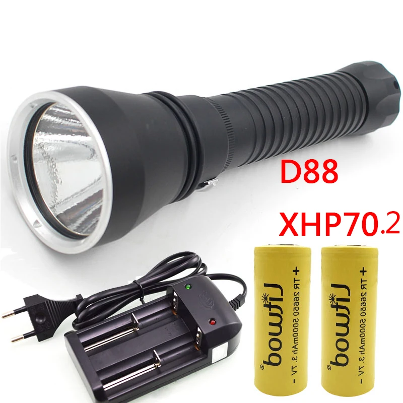 Option B Litwod Z40 D88 CREE XHP70.2 военный уровень самый яркий Дайвинг светодиодный фонарик 4292LM под водой 150 м IPX8 - Испускаемый цвет: Option B
