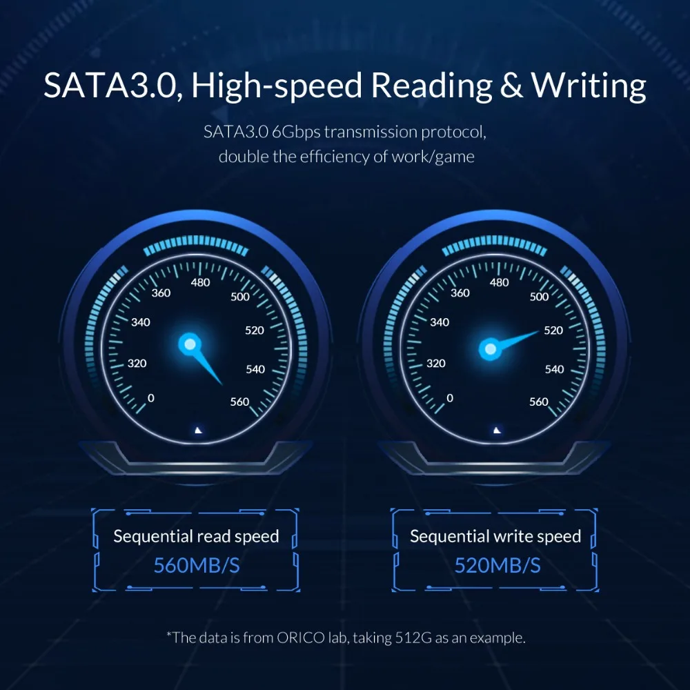 ORICO твердотельный жесткий диск 128 ГБ 256 512 1 ТБ SSD 2,5 дюймов SATA SSD 1 ТБ Внутренний твердотельный диск для настольного компьютера ноутбука