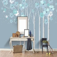 customized size 3d wallpaper vintage cherry tree wall mural for living room bedroom home decoration non woven wall paper fresco