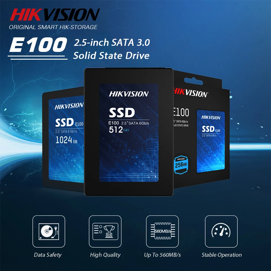 Твердотельный накопитель Hikvision HikStorage 560 МБ/с. MAX 120 ГБ 128 480 512 SDD 3D NAND ПК