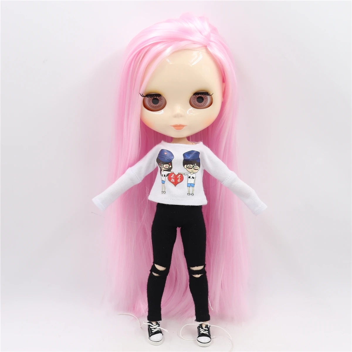 ICY factory шарнирная кукла blyth toy joint body белая кожа блестящее лицо 30 см 1/6 распродажа специальное предложение