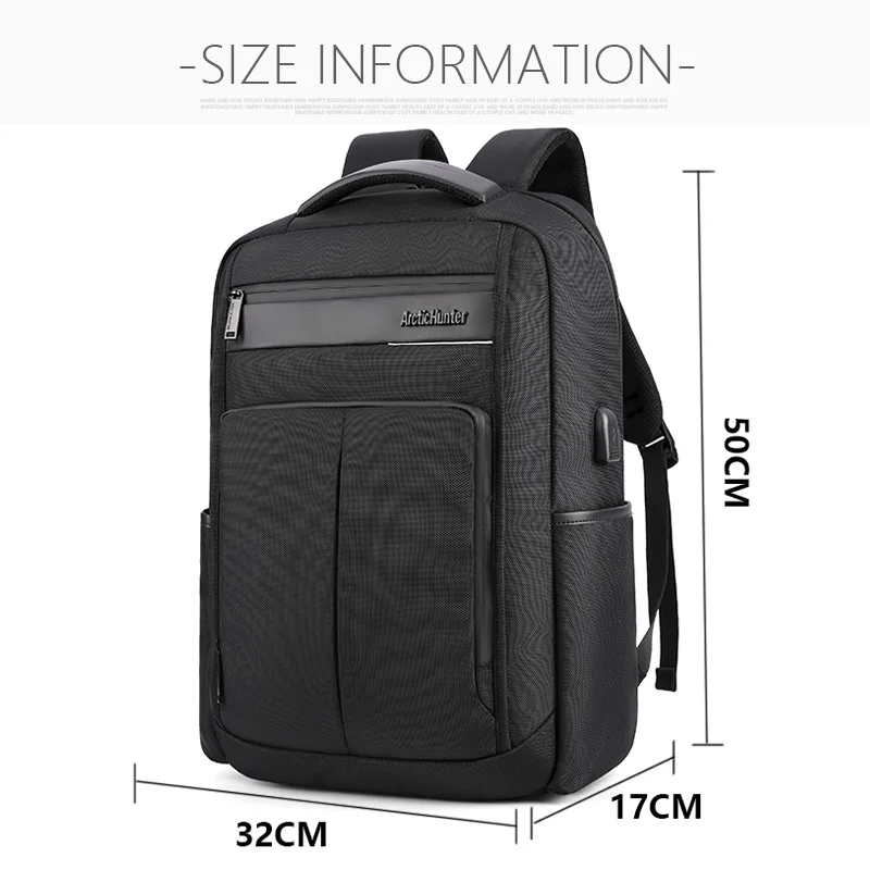 Рюкзак ARCTIC HUNTER для мужчин и женщин повседневные дорожные сумки ноутбука